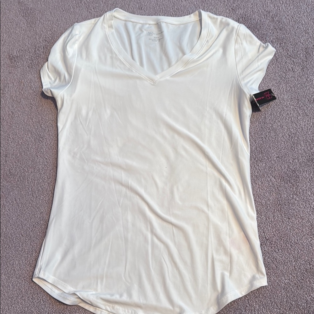 No Boundaries Cream Fitted Short Sleeve T-Shirt